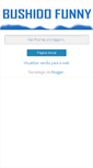 Mobile Screenshot of bushidofunny.blogspot.com
