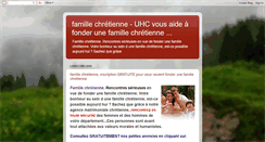 Desktop Screenshot of famille-chretienne.blogspot.com