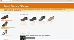 Desktop Screenshot of bestdanceshoes.blogspot.com