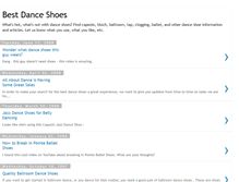 Tablet Screenshot of bestdanceshoes.blogspot.com