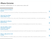 Tablet Screenshot of iphone-extreme.blogspot.com