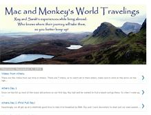 Tablet Screenshot of monkeysworldtravel.blogspot.com