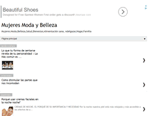 Tablet Screenshot of mujeresmodaybelleza.blogspot.com