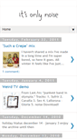 Mobile Screenshot of itisonlynoise.blogspot.com