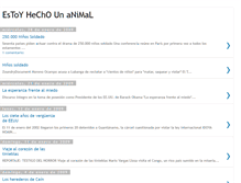 Tablet Screenshot of estoyhechounanimal.blogspot.com