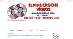 Desktop Screenshot of elainecrochevideos.blogspot.com