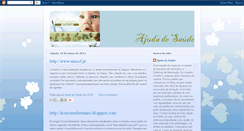 Desktop Screenshot of ajudadesaude.blogspot.com