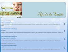 Tablet Screenshot of ajudadesaude.blogspot.com