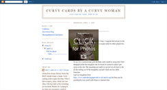 Desktop Screenshot of curvycardsbyacurvywoman.blogspot.com