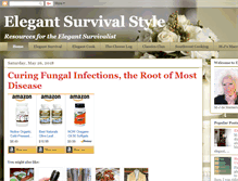 Tablet Screenshot of elegantsurvivalist.blogspot.com