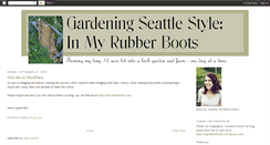 Desktop Screenshot of gardeninginmyrubberboots.blogspot.com