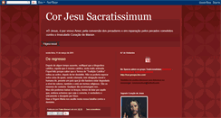 Desktop Screenshot of cor-jesu.blogspot.com