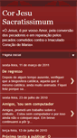 Mobile Screenshot of cor-jesu.blogspot.com