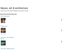 Tablet Screenshot of natureartandarchitecture.blogspot.com