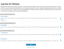 Tablet Screenshot of juaritosenpelotas.blogspot.com