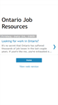 Mobile Screenshot of jobs-ontario.blogspot.com