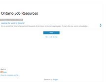 Tablet Screenshot of jobs-ontario.blogspot.com