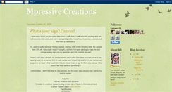 Desktop Screenshot of mpressivecreations.blogspot.com