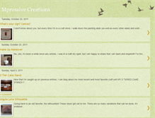 Tablet Screenshot of mpressivecreations.blogspot.com