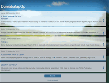 Tablet Screenshot of duniabalap-gpmania.blogspot.com