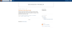 Desktop Screenshot of dendensworld.blogspot.com