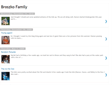 Tablet Screenshot of broszkofamily.blogspot.com