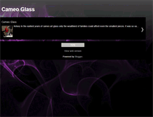 Tablet Screenshot of cameo-glass.blogspot.com