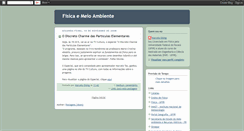 Desktop Screenshot of fisicaemeioambiente.blogspot.com