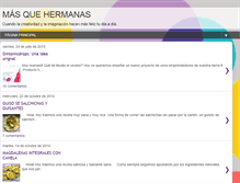 Tablet Screenshot of masquehermanas.blogspot.com