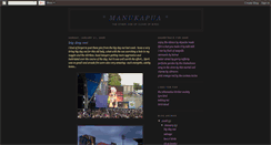 Desktop Screenshot of manukapua.blogspot.com