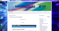 Desktop Screenshot of matematicas6ep.blogspot.com