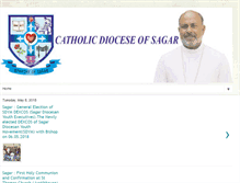 Tablet Screenshot of dioceseofsagar.blogspot.com