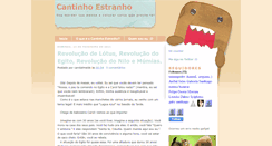 Desktop Screenshot of cantinhoestranho.blogspot.com
