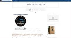 Desktop Screenshot of carlossaulmenem.blogspot.com