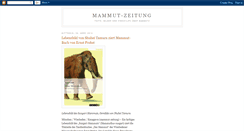 Desktop Screenshot of mammut-zeitung.blogspot.com