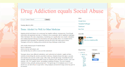 Desktop Screenshot of drug-addiction-social-abuse.blogspot.com