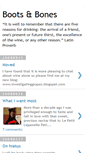 Mobile Screenshot of bootsnbones.blogspot.com