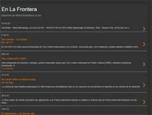 Tablet Screenshot of enlafrontera.blogspot.com