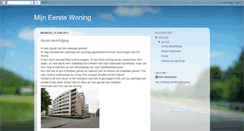 Desktop Screenshot of eerstewoning.blogspot.com