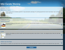 Tablet Screenshot of eerstewoning.blogspot.com