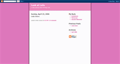 Desktop Screenshot of lookatleila.blogspot.com