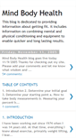 Mobile Screenshot of mindbodyhealth.blogspot.com