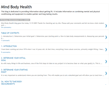 Tablet Screenshot of mindbodyhealth.blogspot.com