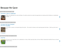 Tablet Screenshot of becausehegave.blogspot.com