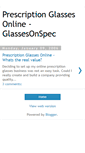 Mobile Screenshot of glassesonspec.blogspot.com