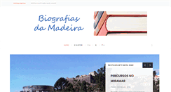 Desktop Screenshot of biografiasmadeira.blogspot.com