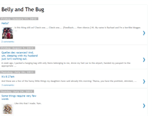 Tablet Screenshot of bellyandthebug.blogspot.com