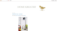 Desktop Screenshot of homekreatief.blogspot.com