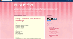 Desktop Screenshot of paleoperfect.blogspot.com