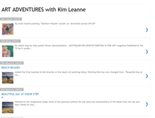 Tablet Screenshot of kimleanneart.blogspot.com